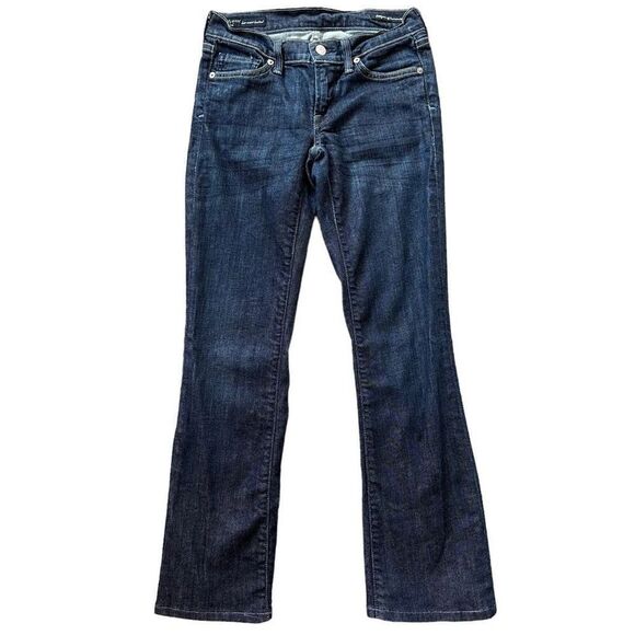 Citizens of Humanity by Jerome Dahan Boot Cut Dark Wash Flare Blue Jeans - Picture 1 of 5